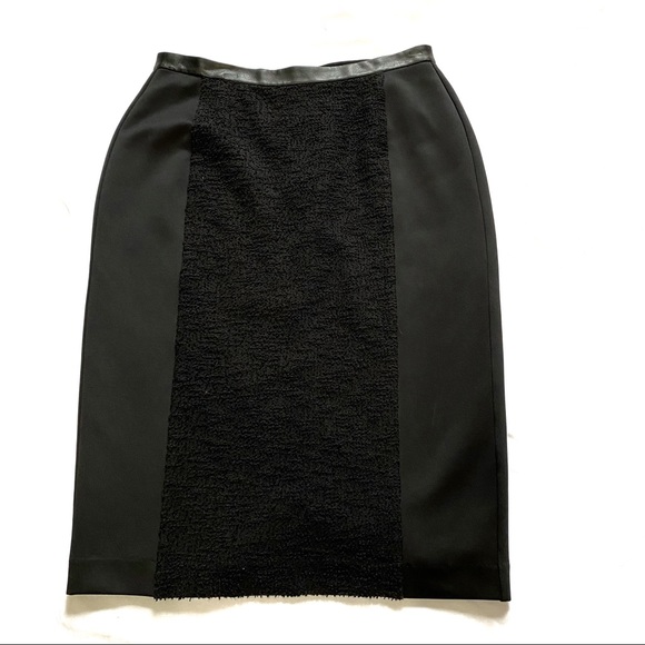 Calvin Klein Dresses & Skirts - Calvin Klein textured panel black pencil skirt